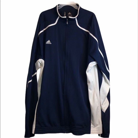 adidas Other - Adidas size 4x tall blue full zip up jacket
